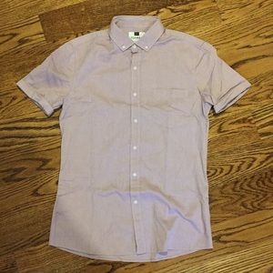 Topshop Short Sleeve Button Down